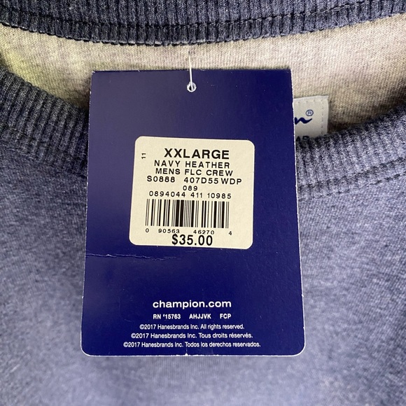 Champion fleece crew sweatshirt - Picture 3 of 6